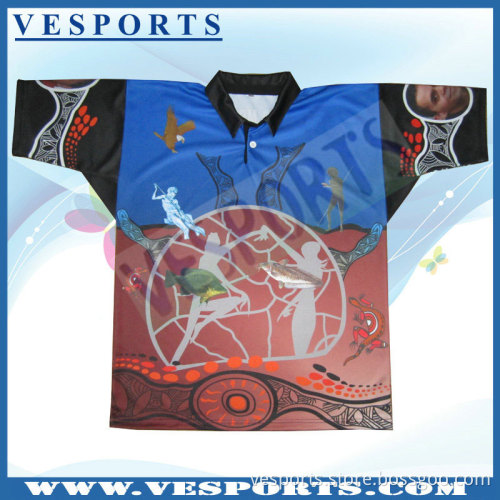 100% Polyester Sublimation Printing Custom Rugby Uniform